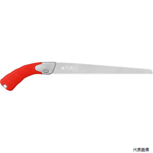 【特長】 ・果樹全般から庭木の剪定まで幅広く使用出来ます。スムーズな切味と切口の綺麗さが特長です。 ・グリップ本体内蔵のリューズによる替刃システムは、工具を必要とせずスピーディーで確実な替刃の交換が可能です。 ・刃先は衝撃焼入れを施し永切れします。また刃全体に無電解ニッケルメッキを施しているので錆難いです。 【製品サイズ】 H440mm×W110mm×D30mm 【製品重量】 300g 【材質】 刃：SK材/柄：アルミダイカスト・エラストマ樹脂/鞘：木 【入数】 1本 本体・替刃はこちら 在庫のない商品は検索に表示されない場合がございます