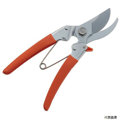 【仕様】 ●生木切断能力：20mm ●刃物鋼 【特長】 園芸から農業まであらゆる作業にプロが認めた本物の切れ味。 安心のベストセラーです。 プロが認めた本物の切れ味。ハードクロムメッキでサビヤニに強い。 ソフトグリップ 　-手になじみ握りやすく滑りにくい。 【カラー】 ●オレンジ 【サイズ】 ●205mm 【入数】 ●1ヶ -- 他のサイズはこちら -- 在庫のない商品は検索に表示されない場合がございます