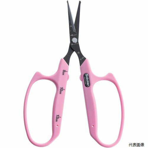 【スタンプラリー】 サボテン B-6B ブドウ専用シリーズ ブドウ鋏 先丸 直刃 大ハンドル ピンク 園芸 畑 ガーデン