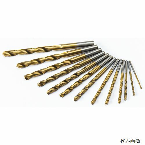 高芝ギムネ製作所 2109 TGS 13pc チタンコートドリル サイズ: 1.5〜6.5mm