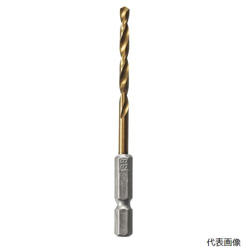 高芝ギムネ製作所 2306-3.8 FIRST チタンコート六角軸鉄鋼用ドリル サイズ:3.8mm 1本入