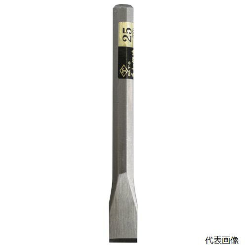【特長】 ・当社のタガネは日本で唯一特殊合金鋼製（当社特注材料）です。 ・アメリカ軍に納入実績のある当社だからこそできる耐久性・使い心地を追求したこだわりの製品です。 ・コンクリート石材加工等のハツリに最適 【用途】 ・コンクリートブロックのはつり作業に 【サイズ】 ・25×212mm 【入数】 ・1ケ 他のサイズはこちら 在庫のない商品は検索に表示されない場合がございます