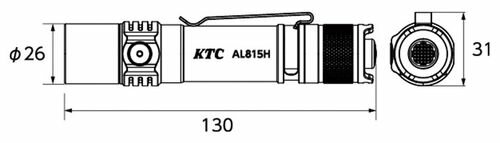 KTC AL815H 充電式LEDハンドライト 2