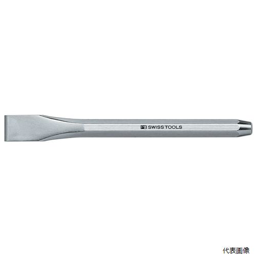 【特長】 ●PB独自の特殊鋼により刃先は非常に頑丈で耐破損性が高く、使用によるチッピングが生じません。 ●PBのタガネは全体に焼き入れ焼き戻し処理をしています。 ●打撃ヘッドは、ISO、DIN規格に沿って電気誘導焼き入れ処理が施され、安全性が高められています。 ●ボディーはクロームメッキ加工されており、握りやすく、見た目にも美しい仕上げとなっています。 【仕様】 ●材質：特殊バネ鋼 ●刃先幅(mm)：18 ●全長(mm)：165 ●胴サイズ(mm)：12 ●質量(g)：139 【入数】 ●1本 他のサイズはこちら 在庫のない商品は検索に表示されない場合がございます