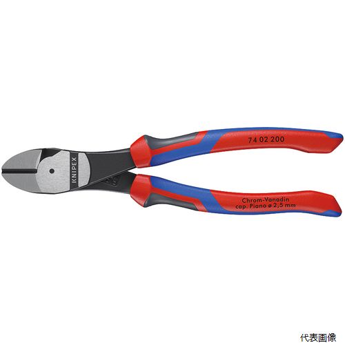 7402-200SB 強力型斜ニッパー(硬線用) (SB) KNIPEX クニペックス