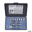 12714 (#812910B)3/8DR 14PC mm ソケットレンチセット SIGNET シグネット