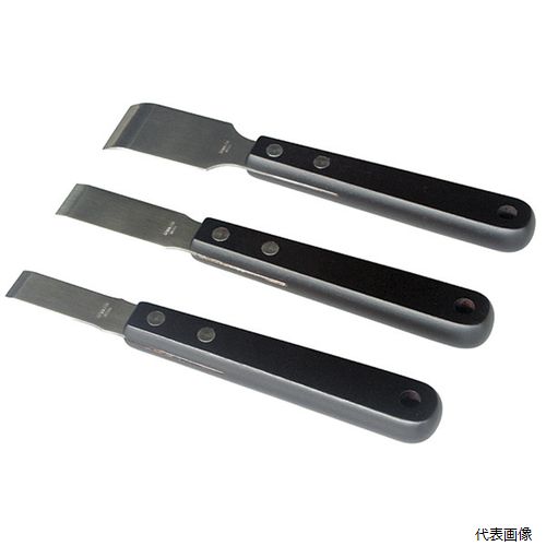 【仕様】 ●刃幅(mm)：(小)15・（中）20・（大）30 ●全長(mm)：(小)180・（中）190・（大）195 ●ハンドル寸法(mm)：127×27×15（共通） ●重量(g)：(小)45・（中）46・（大）60 ●材質：ステンレススチール 【用途】 ●ステッカー・ガスケット等の剥がし作業に。 【セット内容/付属品】 スクレーパー：15・20・30mm(刃幅) 【注意事項】 ※単品での販売は致しておりません。 【入数】 ●1セット 他のサイズはこちら 在庫のない商品は検索に表示されない場合がございます