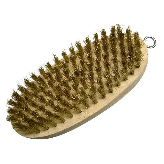 真鍮小判型ワイヤーブラシ HB-B7 sk020041 三共コーポレーション