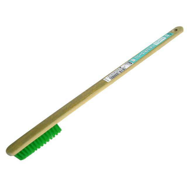 竹ブラシ ナイロン グリーン 直 (HB-N4) sk020078 三共コーポレーション