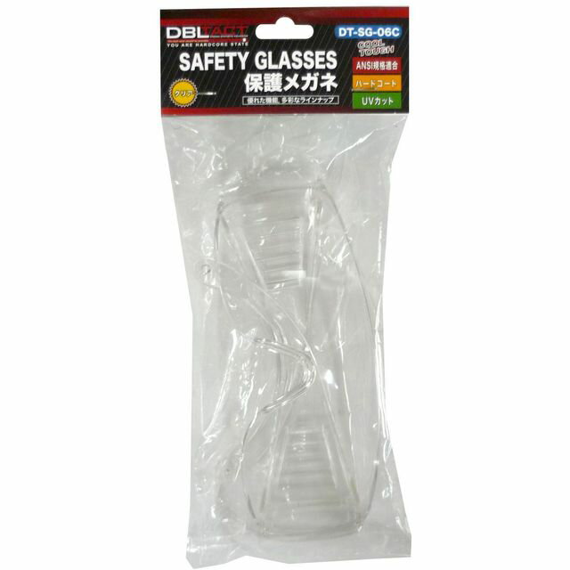 DBLTACT セーフティゴーグル クリア DT-SG-06C sk330024 三共コーポレーション