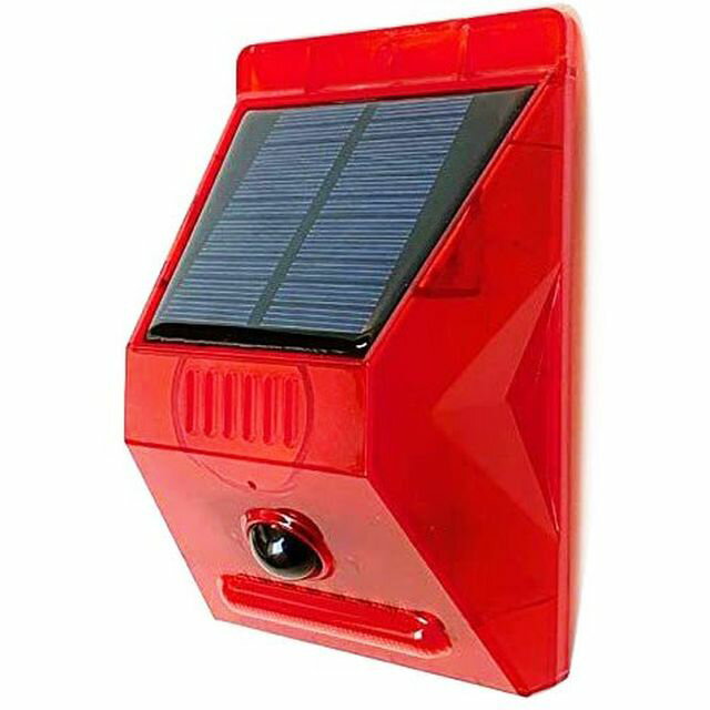 ●質量(g)： 150 ●防雨機能： 〇 ●電源： ソーラー ●ルーメン： アラーム＆光 ●最大検知範囲： 100° ●最長検知距離： 4m ●点灯時間調節： 45秒 ●電池寿命： 警告300回（満充電時の場合） ●入数： 1個 【入数】 ●1ヶ 他のサイズはこちら 在庫のない商品は検索に表示されない場合がございます