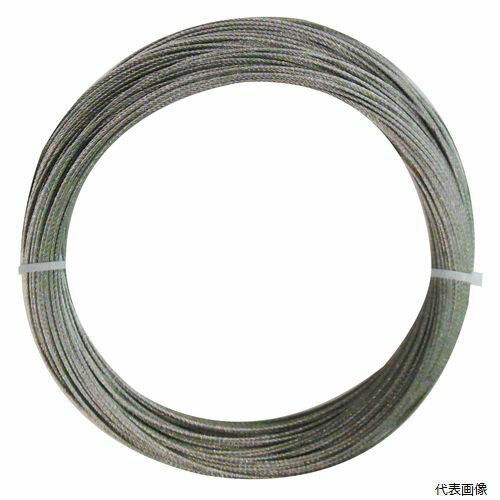 使いやすいカットタイプ 耐錆性・耐摩耗性に優れたステンレス製 【商品情報】 ●品番：TSC-0813 ●ロープ径：0.81mm ●ロープ長さ：30m ●使用荷重：7Kg 【仕様】 ●ワイヤー構造：7×7 【材質】 ●ワイヤー：SUS304 【入数】 ●1ヶ 他のサイズはこちら 在庫のない商品は検索に表示されない場合がございます