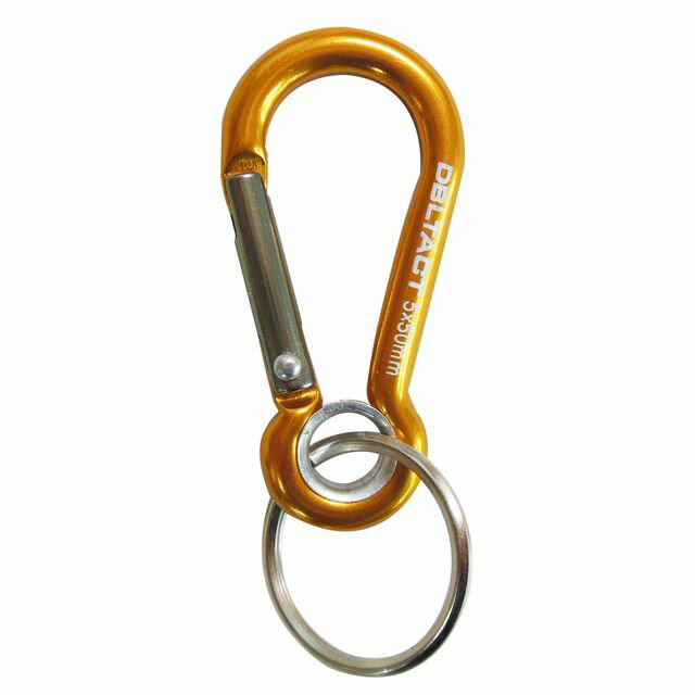 DBLTACT DT アルミカラビナ O環付き 5mm ゴールド×ガンメタS DT-AKO-253 sk360363 三共コーポレーション