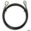 trad PVC被覆メッキ付ワイヤーロープ 両端シンブル加工 径3.2mm×2m THW-3252C sk360625 三共コーポレー..