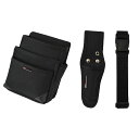 【スタンプラリー】DBLTACT 腰袋3点セット ブラック DT-3SET-BK sk581841 三共コーポレーション