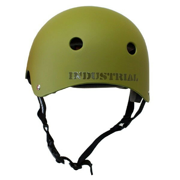 スケボー ヘルメット INDUSTRIAL インダストリアル ヘルメット F.ARMY GREEN スケボー スケートボード インライン用 プロテクター【クエストン】
