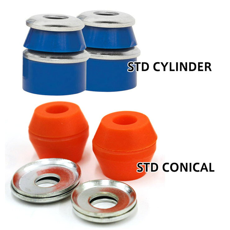 QUESTONS -クエストン-のインディ トラック CUSHセット STD CONICAL INDEPENDENT インデペンデント TRUCK PARTS｜アングル3