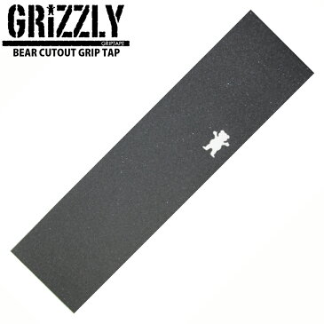 スケボー デッキテープ GRIZZLY グリズリー GRIP TAPE BEAR CUTOUT GRIP TAP グリップテープ スケートボード 【クエストン】