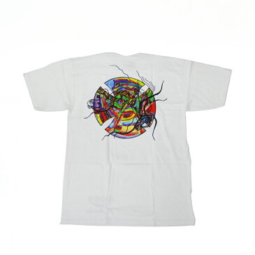 【在庫処分】INDEPENDENT インディペンデント Tシャツ EVAN SMITH TRIP OUT WHITE メンズ 【クエストン】