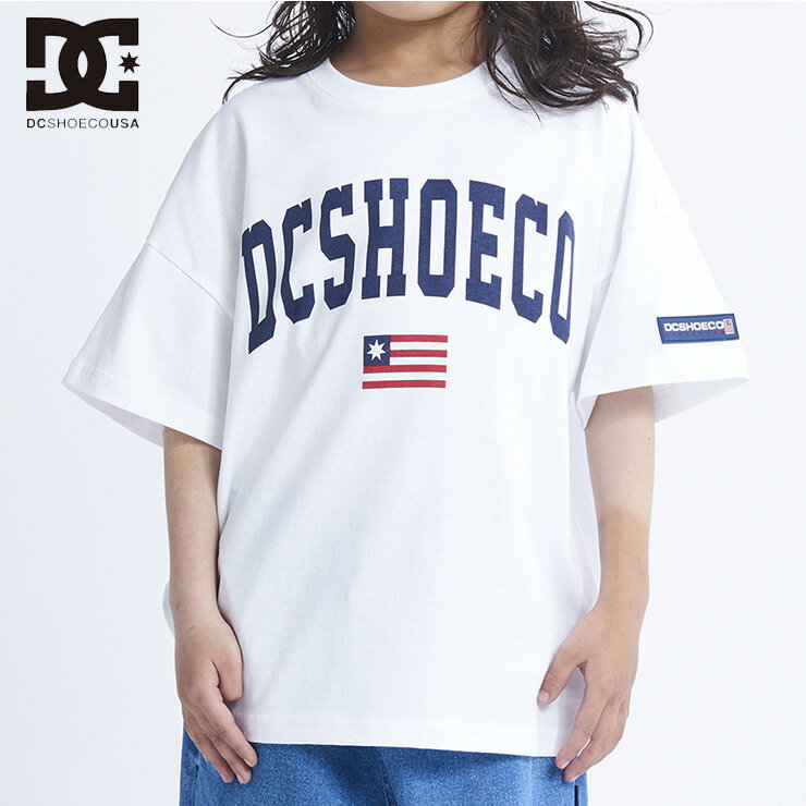 DC SHOE ディーシー キッズ ジュニア ユース Tシャツ クルーネック カットソー TEE ティーシャツ KD ARCH LOGO SS