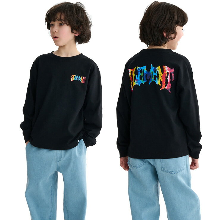 ELEMENT エレメント キッズ 長袖 Tシャツ ロンT クルーネック カットソー TEE ティーシャツ ジュニア ユース ARCH LS YOUTH 3
