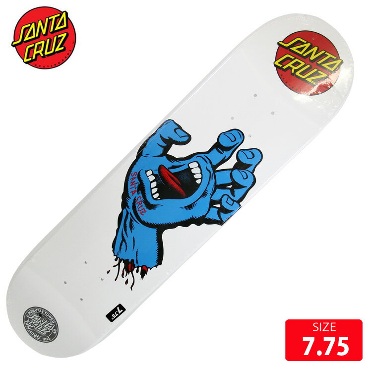 Rakuten - スケボー デッキ サンタクルズ SANTA CRUZ SCREAMIING HAND LTD WHT DECK 7.75 skateboard スケートボード