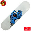 XP{[ fbL T^NY SANTA CRUZ SCREAMIING HAND WHT DECK 8.25 skateboard XP[g{[h