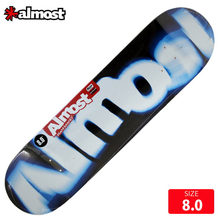 スケボー デッキ オールモスト ALMOST Spin Blur フルコンケーブ DECK 8.0 スケートボード SKATEBOARD 【クエストン】