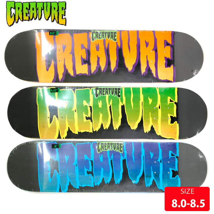 クリエーチャー デッキ CREATURE LOGO OUTLINE STUMPS DECK 8.0-8.51 スケートボード スケボー skateboard