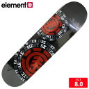 スケボーデッキ エレメント ELEMENT DISPERSION DECK 8.0 スケートボード BC027073