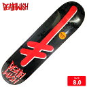 DEATHWISH デスウィッシュ デッキ GANG LOGO DECK 8.0 スケボー スケートボード