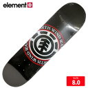 スケボー ジュニア デッキ エレメント ELEMENT SEAL DECK 8.0 スケートボード BF027011 25SM