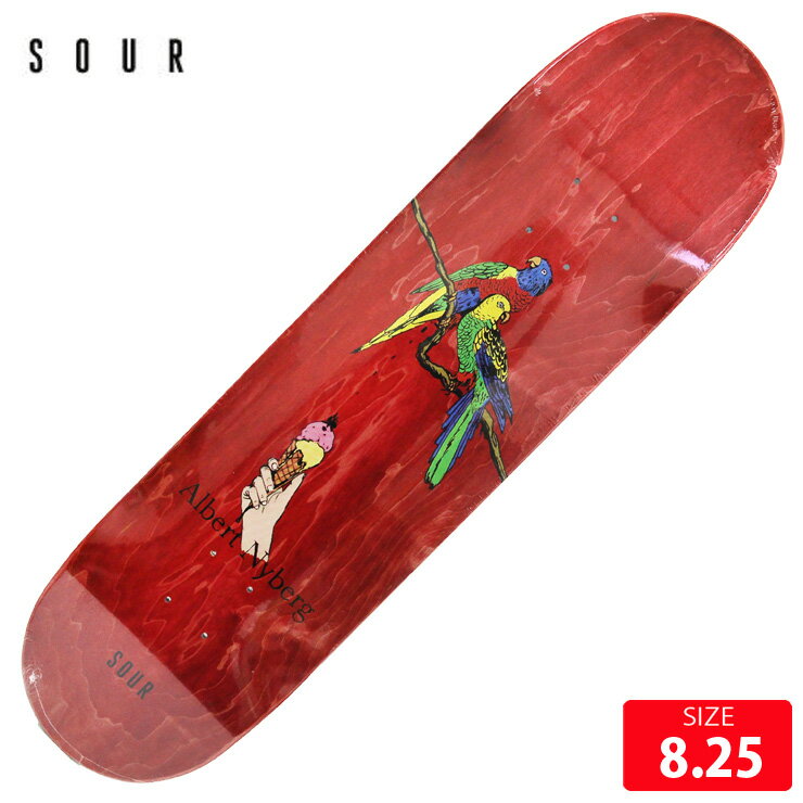 スケボー デッキ SOUR Albert Toppings Deck 8.25 サワー スケートボード スケボー skateboard【クエストン】