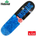 スケボー デッキ ハビタット HABITAT MOZSAIC 20 BLACK DECK SIZE 8.125 スケートボード SKATEBOARD 23SM