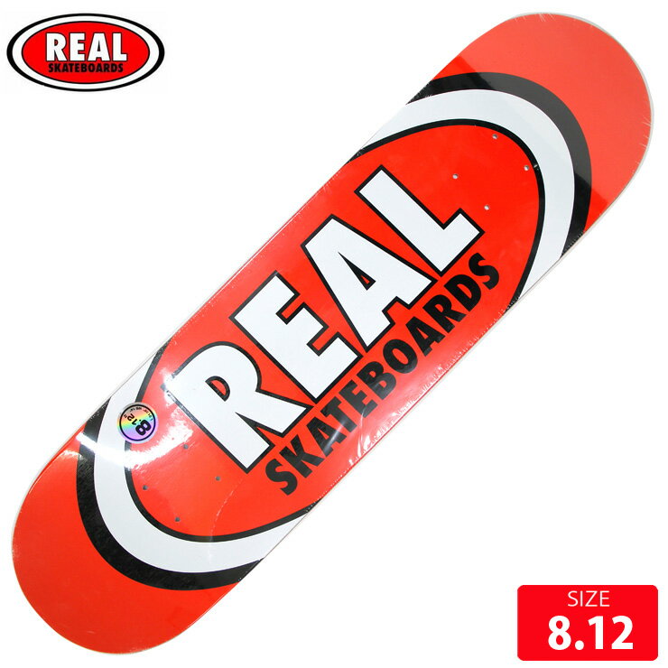 スケボー デッキ リアル REAL CLASSIC OVAL DECK SIZE 8.12 スケートボード SKATEBOARD 23FW