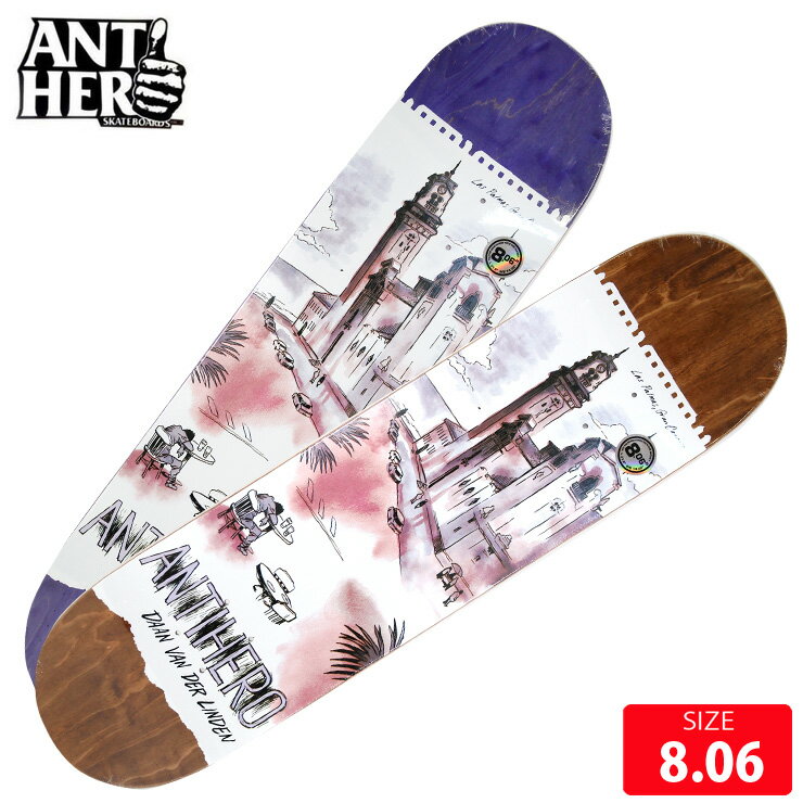 ܡ ǥå ҡ ANTIHERO DAAN CITY SCAPES DECK SIZE 8.06 󥿥ҡ ȥܡ 23FW