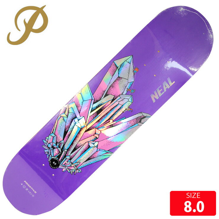 スケボー デッキ PRIMITIVE プリミティブ NEAL ZENITH DECK DECK DECK 8.0 スケートボード skateboard スケートボード 24SP