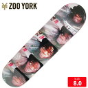 スケボーデッキ ズーヨーク ZOOYORK Harold Hunfer Foundation Radio Head DECK 8.0 SKATEBOARD スケートボード