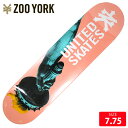 XP{[fbL Y[[N ZOOYORK UNITED SKATES DECK 7.75 SKATEBOARD XP[g{[h