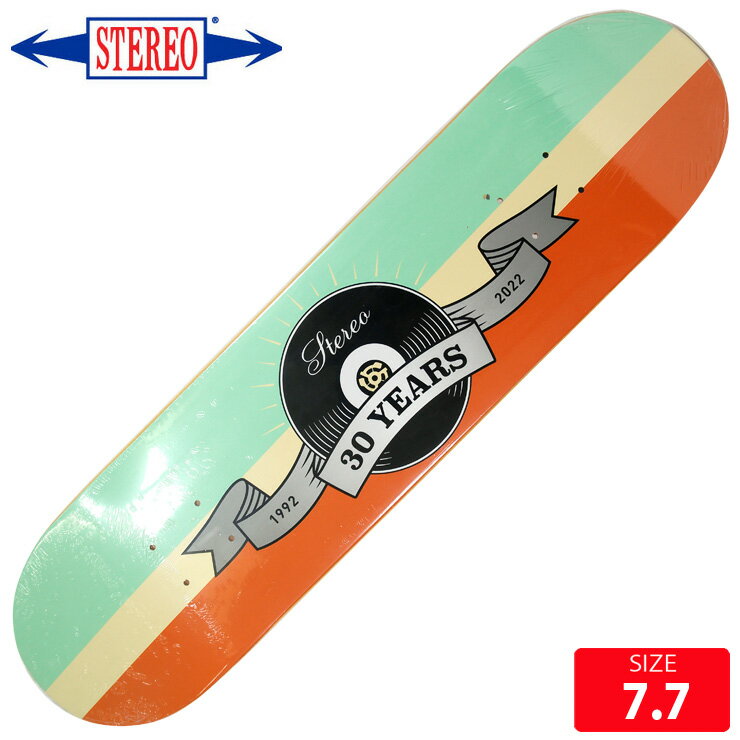 ステレオ デッキ STEREO Year AVS Aniversary DECK 7.7 スケボー スケートボード