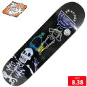 XP{[ fbL N[Lbh KROOKED MANDERSON TOMBESTONE DECK SIZE 8.38 XP[g{[h SKATEBOARD NbNh 24SM