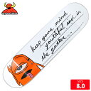 スケボーデッキ トイマシーン TOYMACHINE IN THE GUTTER DECK SIZE 8.0 スケートボード skateboard 24SM
