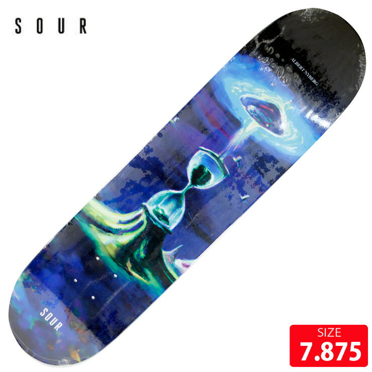 スケボー デッキ SOUR Albelt Spaceglass III Deck size 7.875 サワー スケートボード スケボー skateboard 24SM