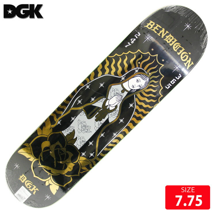 スケボー デッキ ディージーケー DGK LOGO DECK BENDICION SIZE 7.75 skatebaord スケートボード 24SM