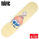 スケボー デッキ TRAFFIC COVER THE ERATH DECK 8.125 トラフィック スケートボー...
