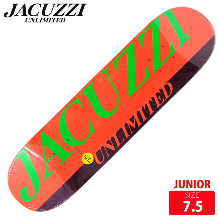 スケボー ジュニア デッキ ジャグジー JACUZZI Flavor DECK 7.5 スケートボード SKATEBOARD 25SM