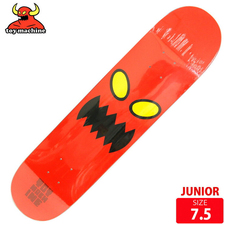 スケボーデッキ トイマシーン TOYMACHINE MONSTER FACE DECK SIZE 7.5 スケートボード skateboard 25SM