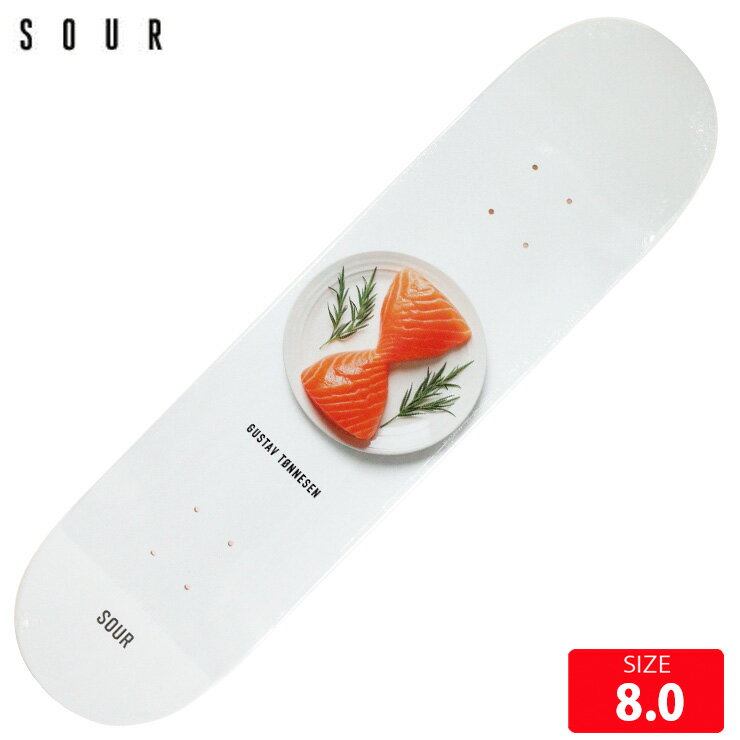 スケボー デッキ SOUR Gustav Salmon Deck size 8.0 サワー スケートボード スケボー skateboard 25SM