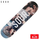 スケボー デッキ SOUR Sopranos Square Shape Deck size 8.25 サワー スケートボード スケボー skateboard 25SM