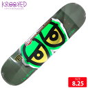 スケボー デッキ クルーキッド KROOKED DBX TEAM EYES LT GREEN DECK SIZE 8.25 スケートボード SKATEBOARD クルックド 25SM